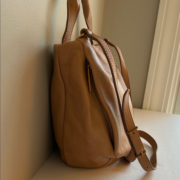 The Sak Collective Leather Camel Tan Hobo Crossbody Bag - Picture 2 of 13